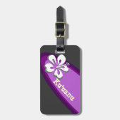 Paars Luggage Label Bagagelabel (Voorkant verticaal)