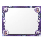 Paars-maankind Notitieblok (Voorkant)