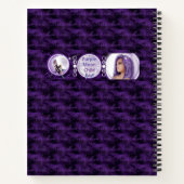 Paars-maankind notitieboek (Achterkant)