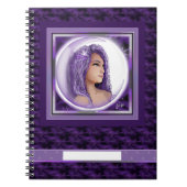 Paars-maankind notitieboek (Voorkant)