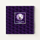 Paars-maankind notitieboek (Achterkant)