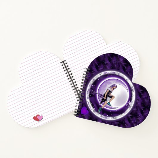 Paars-maankind notitieboek (Binnen)