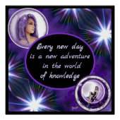 Paars-maankind Perfect Poster (Voorkant)