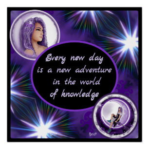 Paars-maankind Perfect Poster