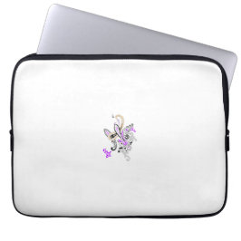 Paars-Magenta, Reddish Oranje, Electronics Bag Laptop Sleeve