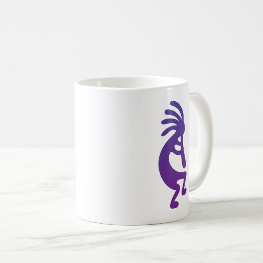 Paars Magic Kokopelli Koffiemok (Voorkant rechts)