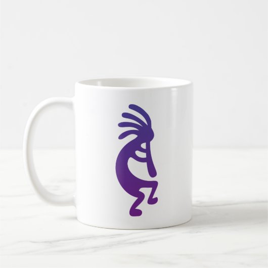 Paars Magic Kokopelli Koffiemok (Links)