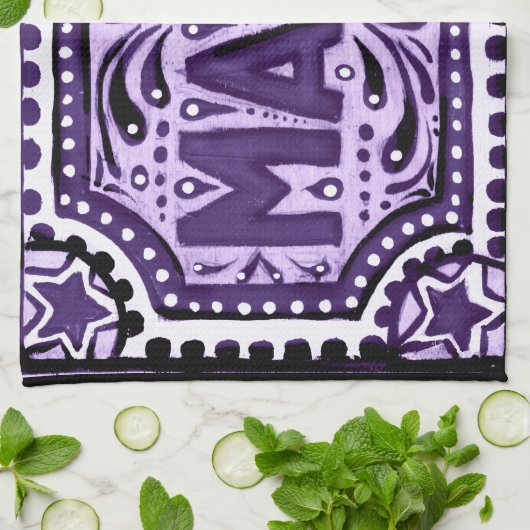 Paars Magisch Theedoek (Gevouwen)