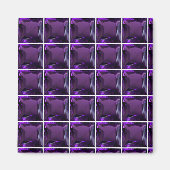 Paars Magnet Amethyst Gemstone Februari (Voorkant)