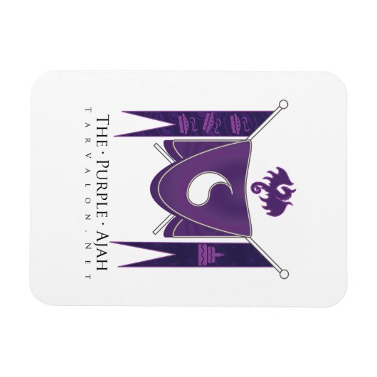 Paars Magnet Magneet (Horizontaal)