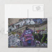 Paars Man Briefkaart (Voorkant / Achterkant)