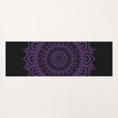 Paars Mandala Bold Black Colorful Chakra Yogamat