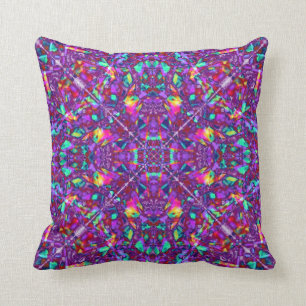 Paars Mandala Hippie Pattern Kussen