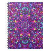Paars Mandala Hippie Pattern Notitieboek (Voorkant)