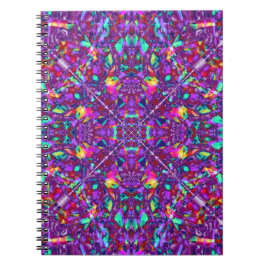 Paars Mandala Hippie Pattern Notitieboek