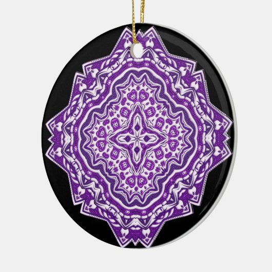 paars mandala ornament (Links)