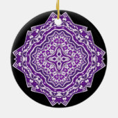 paars mandala ornament (Achterkant)