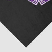 paars mandala tissuepapier (Detail)