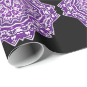 paars mandala verpakkingspapier cadeaupapier (Rol Hoek)
