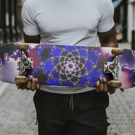 Paars Mandelbrot Star Fractal Persoonlijk Skateboard