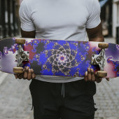 Paars Mandelbrot Star Fractal Persoonlijk Skateboard