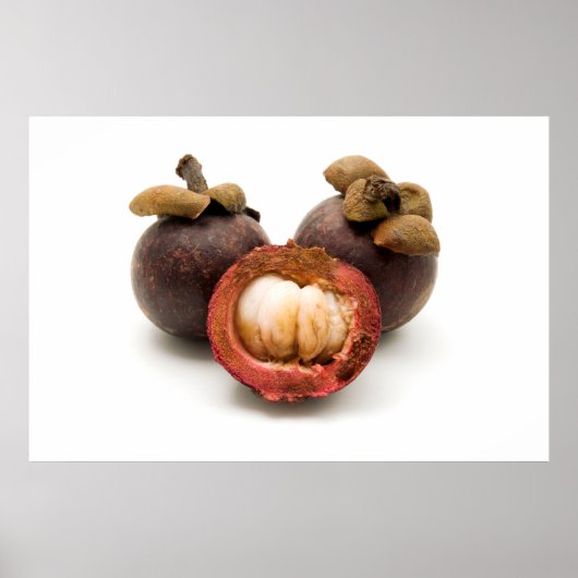 Paars Mangosteen Poster (Voorkant)