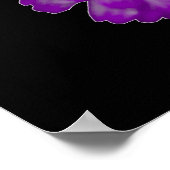 Paars Marigold Poster (Hoek)