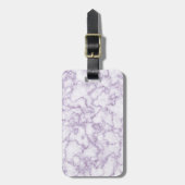 Paars marmer Patroon Bagagelabel (Voorkant verticaal)
