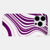 Paars marmer Patroon Case-Mate iPhone Case (Achterkant (horizontaal))