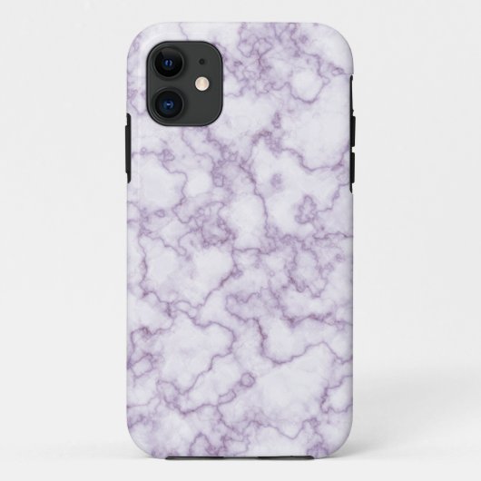 Paars marmer Patroon Case-Mate iPhone Case (Achterkant)