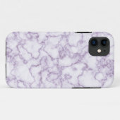 Paars marmer Patroon Case-Mate iPhone Case (Achterkant (horizontaal))