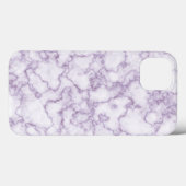 Paars marmer Patroon Case-Mate iPhone Case (Achterkant (horizontaal))