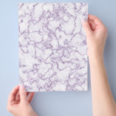 Paars marmer Patroon Flyer (Hand)