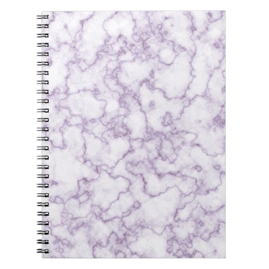 Paars marmer Patroon Notitieboek (Voorkant)