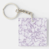Paars marmer Patroon Sleutelhanger (voorkant)