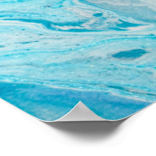 Paars marmer Poster (Hoek)