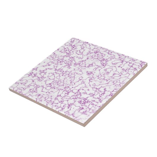 Paars marmerpatroon tegeltje (Zijkant)