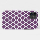 Paars Marokkaans Pattern iPhone 5 Hoesje (Achterkant (horizontaal))