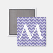 Paars Marokkaanse Moods Chevrons Magneet (Voorkant / Achterkant)