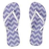 Paars Marokkaanse Moods Chevrons Teenslippers (Voetbed)