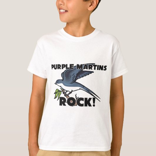 Paars Martins Rock T-shirt (Voorkant)