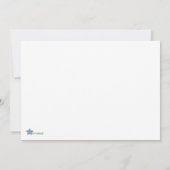 Paars Masker Beads Mardi Gras Uitnodiging (Achterkant)