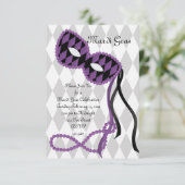  Paars masker Kaart (Staand voorkant)