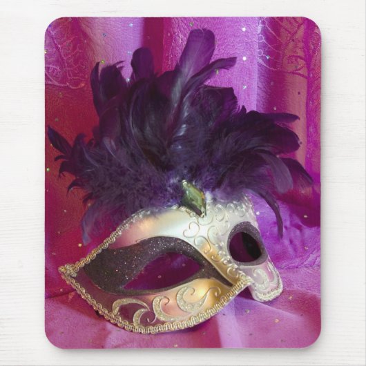 Paars Masquerade Masask Muismat (Voorkant)