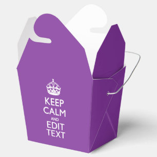 Paars Mauve BEHOUD KALK EN geef Tekst uit Bedankdoosjes