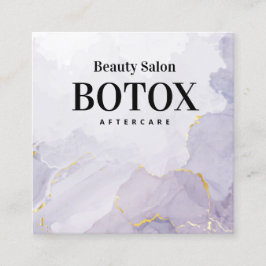 Paars Mauve Botox Aftercare Square Visitekaartje