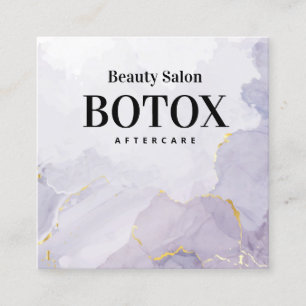 Paars Mauve Botox Aftercare Square Visitekaartje