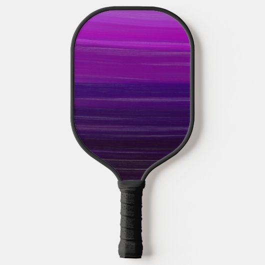 Paars Mauve Striped Add Name Monogram Team Pickleball Paddle (Achterkant)