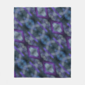 Paars Medley Boho Chic Fleece Deken (Voorkant)