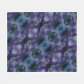 Paars Medley Boho Chic Fleece Deken (Voorkant (Horizontaal))